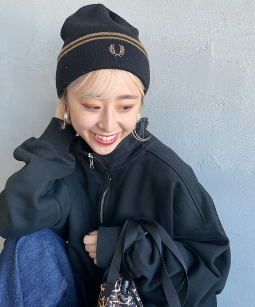FRED PERRY（フレッドペリー）の「Cable Beanie（ニットキャップ
