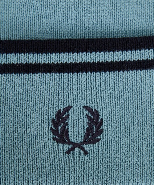 FRED PERRY（フレッドペリー）の「[FRED PERRY/フレッドペリー] ツインティップライン メリノウールビーニー（ニットキャップ/ビーニー・レディース・ブラック/サックスブルー・ONE SIZE）」の21枚目の写真