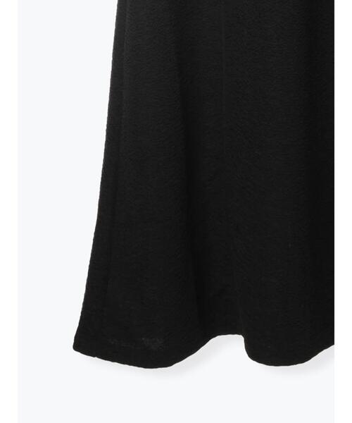 Te chichi TERRASSE（テチチテラス）の「カットジャガードポロワンピ（ワンピース・レディース・ブラック/ブラウン・F）」の12枚目の写真