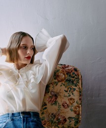 mysty woman | 2WAYBIGカラーブラウス 583460(シャツ/ブラウス)