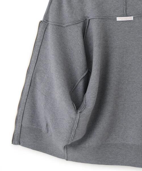 PROPORTION BODY DRESSING(プロポーションボディドレッシング)の「エコファー付きニットパーカー / 1215270026(パーカー・レディース・ホワイト系その他/グレー系その他/ブラウン系その他・FREE)」の5枚目の写真