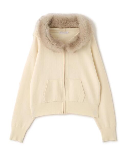 PROPORTION BODY DRESSING(プロポーションボディドレッシング)の「エコファー付きニットパーカー / 1215270026(パーカー・レディース・ホワイト系その他/グレー系その他/ブラウン系その他・FREE)」の15枚目の写真