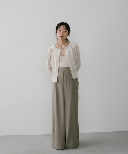 DRWCYS（ドロシーズ）の「シアードッキングベロアカーディガン（カーディガン/ボレロ・レディース・ブラック/ホワイト/ブラウン・FREE）」の18枚目の写真