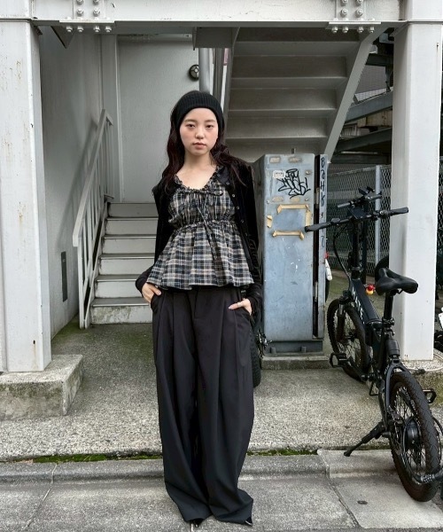 シアードッキングベロアカーディガン（カーディガン/ボレロ）｜DRWCYS