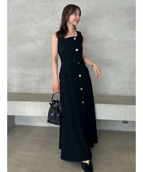 FRAY I.D（フレイアイディー）の「ダブルヘリンボーンジレワンピース