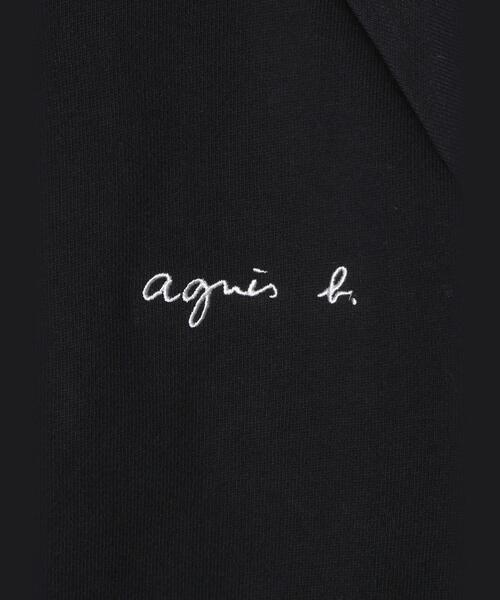 agnes b.(アニエスベー)の「キッズ ロゴ コットン 長袖 スウェット(スウェット・キッズ・ブラック・10YEAR/12YEAR/4YEAR/8YEAR/6YEAR)」の6枚目の写真