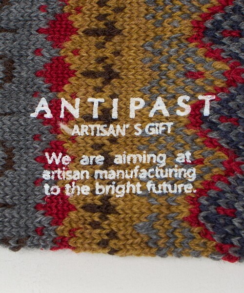ANTIPAST（アンティパスト）の「＜ANTIPAST＞ENGLISH STYLE ソックス（ソックス/靴下・メンズ・グレー系/ブラック・FREE）」の5枚目の写真
