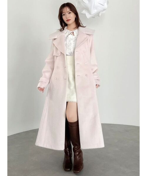 KIN セーラーコート コウモリテイストセーラーカラーポインテッドケープコート – Belchic