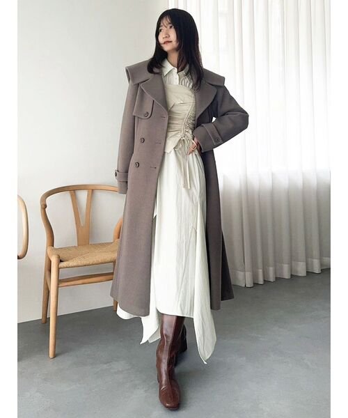 ドル　様 セール】セーラービッグカラーコート（その他アウター）｜dazzlin