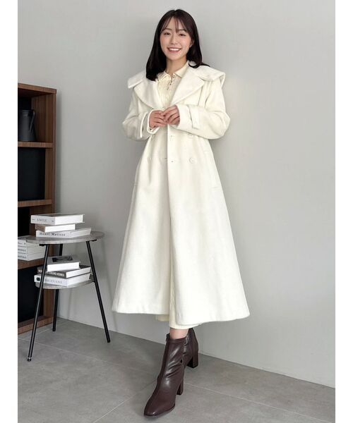 セール】セーラービッグカラーコート（その他アウター）｜dazzlin