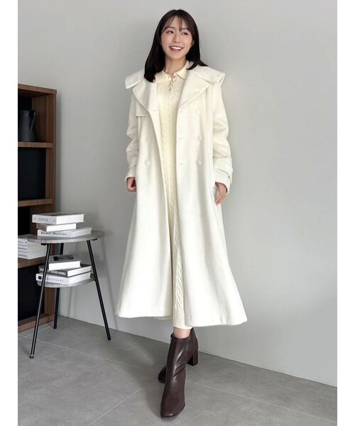 セール】セーラービッグカラーコート（その他アウター）｜dazzlin