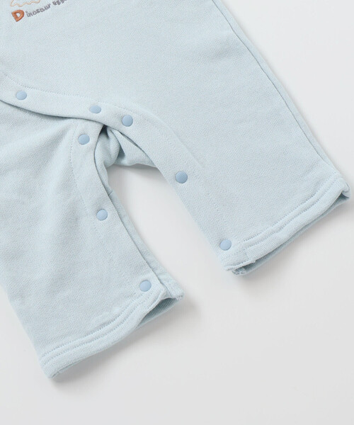 SLAP SLIP BABY（スラップスリップベビー）の「恐竜とげとげ襟付きカバーオールベビー(60~80cm)（ロンパース・キッズ・ブルー/グリーン・80ｃｍ/70cm/60cm）」の12枚目の写真