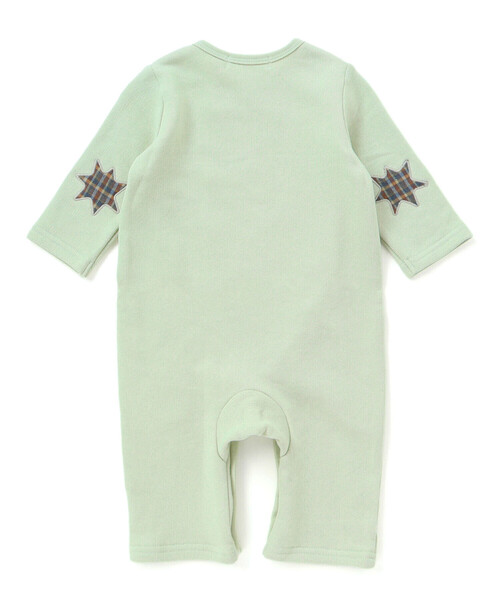 SLAP SLIP BABY（スラップスリップベビー）の「恐竜とげとげ襟付きカバーオールベビー(60~80cm)（ロンパース・キッズ・ブルー/グリーン・80ｃｍ/70cm/60cm）」の17枚目の写真