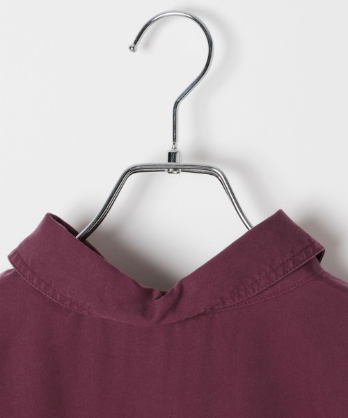 BAYFLOW（ベイフロー）の「[簡単ブラウジング仕様]2WAYスタンダード起毛シャツ（シャツ/ブラウス・レディース・ダークブラウン/ボルドー/マスタード・FREE）」の11枚目の写真