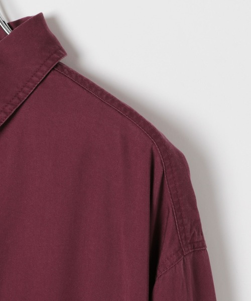 BAYFLOW（ベイフロー）の「[簡単ブラウジング仕様]2WAYスタンダード起毛シャツ（シャツ/ブラウス・レディース・ダークブラウン/ボルドー/マスタード・FREE）」の12枚目の写真