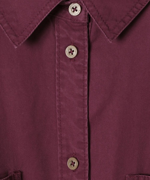 BAYFLOW（ベイフロー）の「[簡単ブラウジング仕様]2WAYスタンダード起毛シャツ（シャツ/ブラウス・レディース・ダークブラウン/ボルドー/マスタード・FREE）」の17枚目の写真