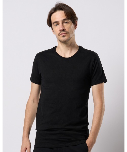 wjk(ダヴルジェイケイ)の「basic crew-neck S/S(Tシャツ/カットソー・メンズ・ブラック/ホワイト・X-LARGE/LARGE/MEDIUM/SMALL)」の6枚目の写真