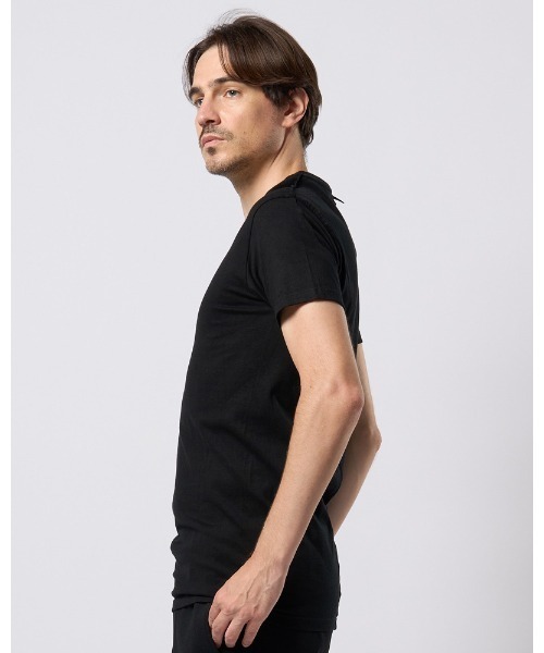 wjk(ダヴルジェイケイ)の「basic crew-neck S/S(Tシャツ/カットソー・メンズ・ブラック/ホワイト・X-LARGE/LARGE/MEDIUM/SMALL)」の7枚目の写真