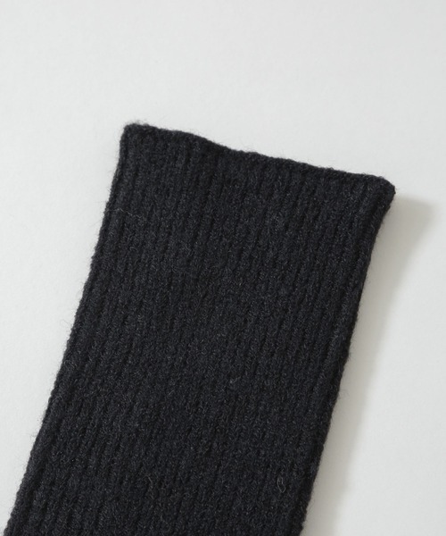 NANO universe（ナノユニバース）の「リブニットアームウォーマー（手袋・レディース・ブラック/ライトグレー/ベージュ・FREE）」の9枚目の写真