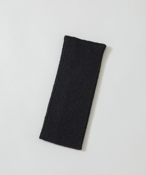 NANO universe（ナノユニバース）の「リブニットアームウォーマー（手袋・レディース・ブラック/ライトグレー/ベージュ・FREE）」の13枚目の写真