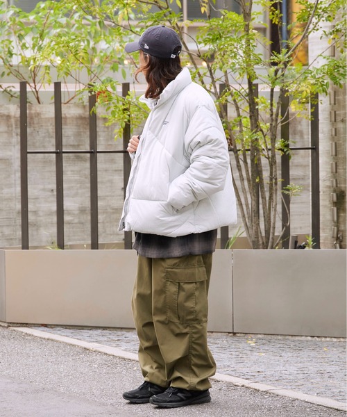 Reebok(リーボック)の「Reebok/リーボック ナイロンワッシャー ダックダウン ショートダウンジャケット/ブルゾン ブランドロゴ(ダウンジャケット/コート・メンズ・グレー/ライトグレー・M/L/XL/S)」の22枚目の写真