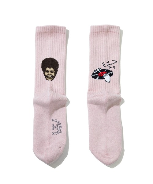 ROSTER SOX(ロスターソックス)の「ROSTER SOX/ロスターソックス SOUL LADY・MAN(ソックス/靴下・メンズ・ピンク/ブルー・MEDIUM/LARGE)」の4枚目の写真