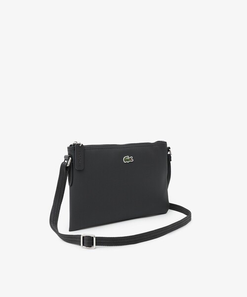 LACOSTE（ラコステ）の「L.12.12 コンセプト フラットポーチ（ショルダーバッグ・レディース・ダークネイビー/ブラック・FREE）」の3枚目の写真