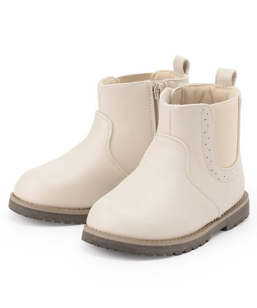 petit main（プティマイン）の「サイドゴアブーツ（ブーツ・キッズ・ブラック/ライトベージュ/ダークブラウン・17cm/18cm/16cm/15cm/14cm/19cm）」の3枚目の写真