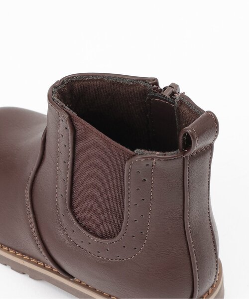 petit main（プティマイン）の「サイドゴアブーツ（ブーツ・キッズ・ブラック/ライトベージュ/ダークブラウン・17cm/18cm/16cm/15cm/14cm/19cm）」の7枚目の写真