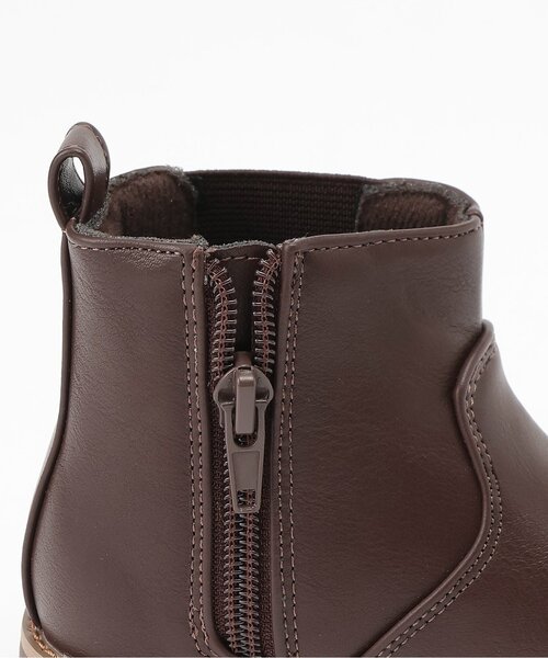 petit main（プティマイン）の「サイドゴアブーツ（ブーツ・キッズ・ブラック/ライトベージュ/ダークブラウン・17cm/18cm/16cm/15cm/14cm/19cm）」の8枚目の写真