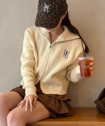 clear | ダブルジップニットトップス［大人 カジュアル 着回し力抜群］≪AW新作≫(ニット/セーター)