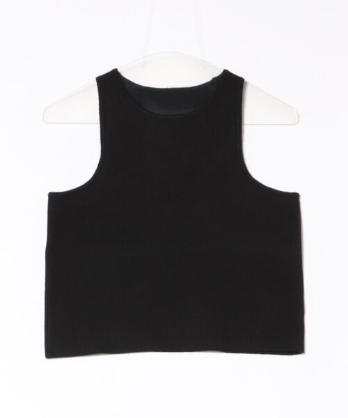 STYLEBLOCK（スタイルブロック）の「タンクトップ×メランジVネックプルオーバーセット（ニット/セーター・レディース・ブラウン/ブラック/グレイッシュベージュ/チャコールグレー・M）」の10枚目の写真