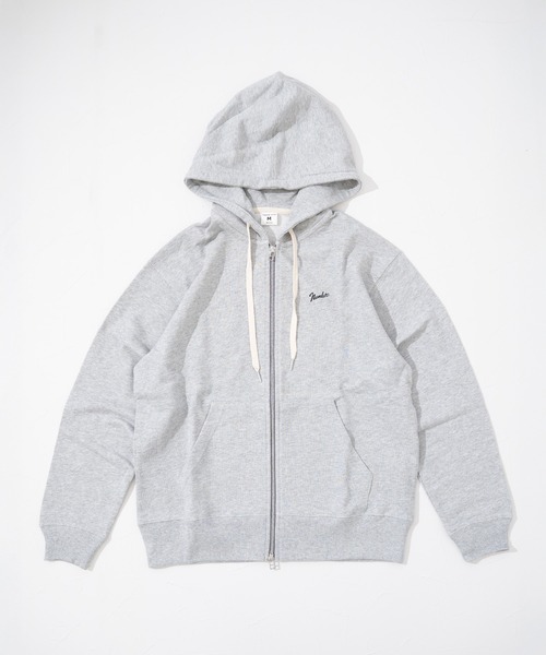 NUMBER (N)INE（ナンバーナイン）の「【NUMBER(N)INE/ナンバーナイン】 ZIP HOODIE/ワンポイントロゴ/パーカー/ジップパーカー（パーカー・メンズ・グレー/ブラック・M/L/XL）」の2枚目の写真