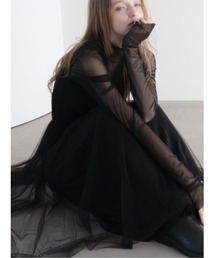 long sleeve sheer tops