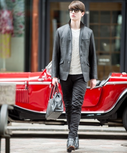 専用出品BUFFALO BOBS　イタリアンカラーレザージャケット COZZA-LEATHER LOOK(コッザ レザールック)イタリアンカラー ジャケット