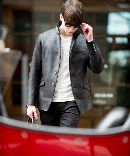 専用出品BUFFALO BOBS　イタリアンカラーレザージャケット COZZA(コッザ)シープレザー イタリアンカラージャケット BUFFALO BOBS