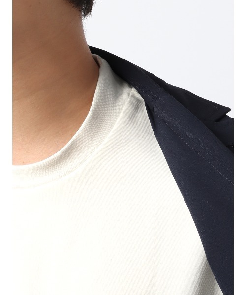 SUIT SQUARE（スーツスクエア）の「ロングTシャツ 長袖 裏毛天竺 PERFORMANCE SUIT SERIES（Tシャツ/カットソー・メンズ・ブラック系/ホワイト系・3L/LL/L/M/S）」の11枚目の写真