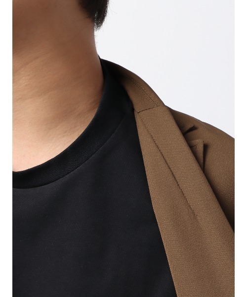 SUIT SQUARE（スーツスクエア）の「ロングTシャツ 長袖 裏毛天竺 PERFORMANCE SUIT SERIES（Tシャツ/カットソー・メンズ・ブラック系/ホワイト系・3L/LL/L/M/S）」の17枚目の写真