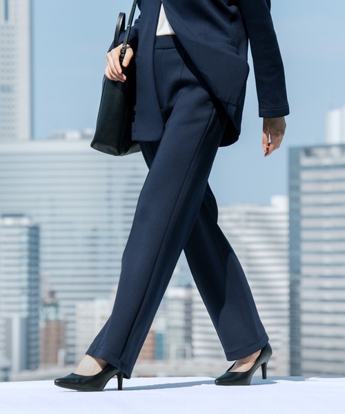 TENTIAL(テンシャル)の「テックスウェット ワイドパンツ ウィメンズ(その他パンツ・レディース・ブラック/ネイビー・SMALL/MEDIUM/LARGE)」の2枚目の写真