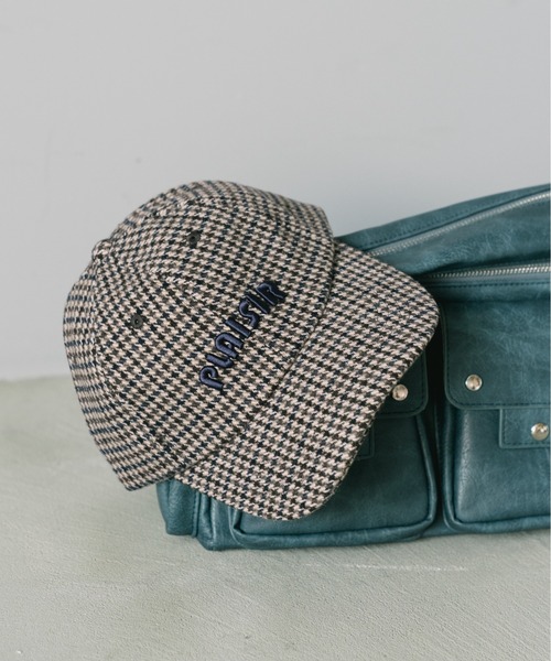 LAKOLE（ラコレ）の「起毛チェック柄キャップ / 583680（キャップ・レディース・ベージュ/キャメル/カーキ・FREE）」の2枚目の写真