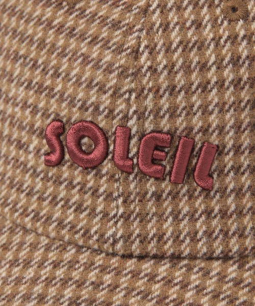LAKOLE（ラコレ）の「起毛チェック柄キャップ / 583680（キャップ・レディース・ベージュ/キャメル/カーキ・FREE）」の11枚目の写真
