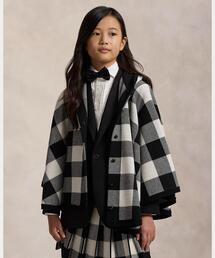 【新品】ポロ　ラルフローレン　プラッド ウール ポンチョ  140cm POLO RALPH LAUREN CHILDRENSWEAR（ポロ ラルフ ローレン