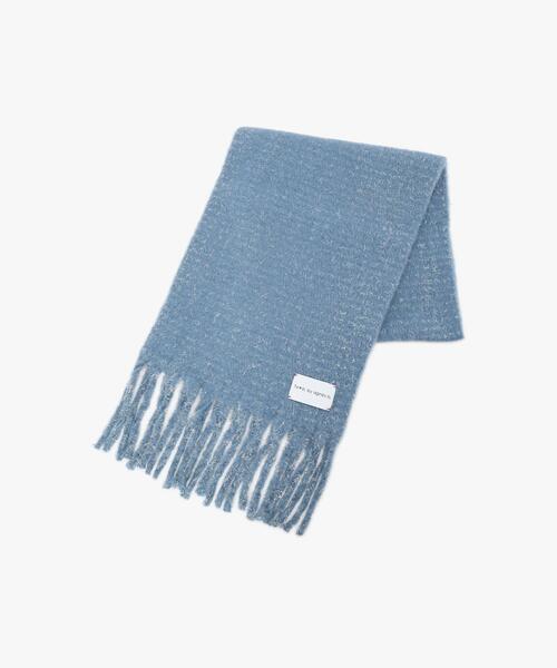 To b. by agnes b.（トゥービーバイアニエスベー）の「ラメ マフラー（マフラー・レディース・ブルー・FREE）」の10枚目の写真