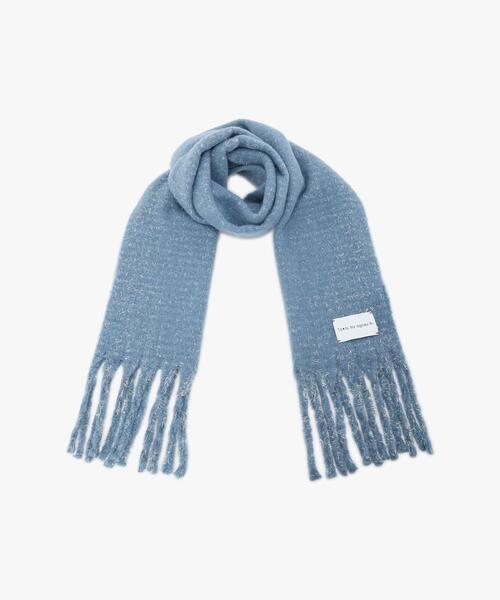 To b. by agnes b.（トゥービーバイアニエスベー）の「ラメ マフラー（マフラー・レディース・ブルー・FREE）」の6枚目の写真