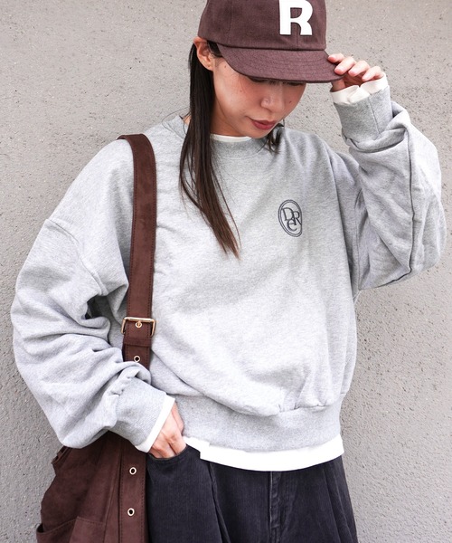 gossara(ゴサラ)の「ロゴ刺繍スウェット(スウェット・レディース・グレー/ベージュ/ネイビー・FREE)」の17枚目の写真
