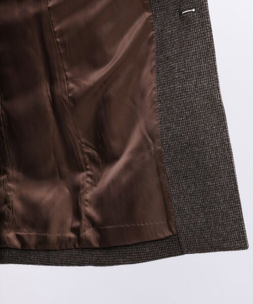 TAKEO KIKUCHI（タケオキクチ）の「カシミヤブレンド ビーバー調ピンヘッドスタンドカラーコート（その他アウター・メンズ・ブラウン系その他5/チャコール・01/05/04/03/02）」の19枚目の写真