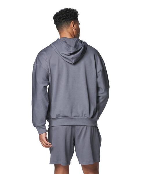 UNDER ARMOUR(アンダーアーマー)の「UAジャーニーリブ フーディー(トレーニング/メンズ)(スウェット・メンズ・グレー×ホワイト・L/2XL/3XL/M/S/XL)」の2枚目の写真