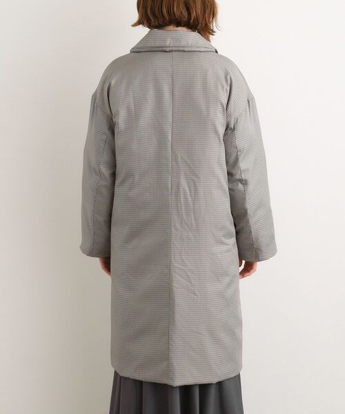 grove（グローブ）の「すっきり見え、ステッチレス中綿コート（その他アウター・レディース・アイボリー系1/ブラック・02/01/03/04/05）」の14枚目の写真