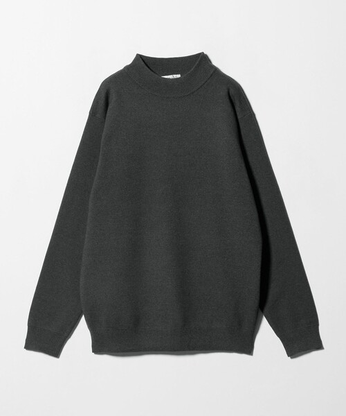 A DAY IN THE LIFE UNITED ARROWS(アデイインザライフユナイテッドアローズ)の「ハイゲージ ミラノリブ モックネックニット-ウォッシャブル-<A DAY IN THE LIFE>(ニット/セーター・メンズ・ターコイズブルー系/ナチュラル/ブラック/ダークグレー・M/S/L)」の3枚目の写真