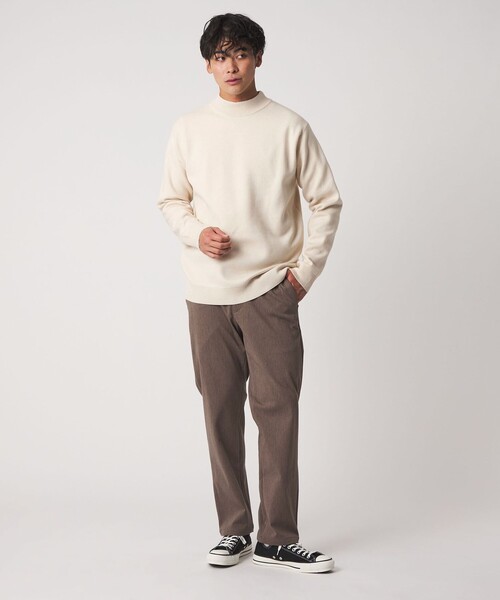 A DAY IN THE LIFE UNITED ARROWS(アデイインザライフユナイテッドアローズ)の「ハイゲージ ミラノリブ モックネックニット-ウォッシャブル-<A DAY IN THE LIFE>(ニット/セーター・メンズ・ターコイズブルー系/ナチュラル/ブラック/ダークグレー・M/S/L)」の16枚目の写真